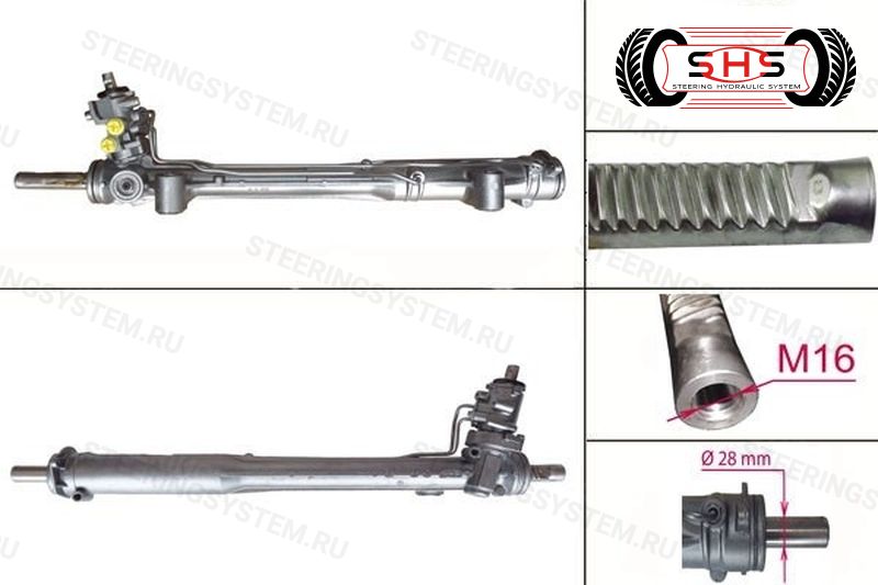 Рулевая рейка с ГУР AUDI Q7 (4L) 06-;PORSCHE CAYENNE (955) 02-;VWO TOUAREG (7LA, 7L6, 7L7) 02-10
