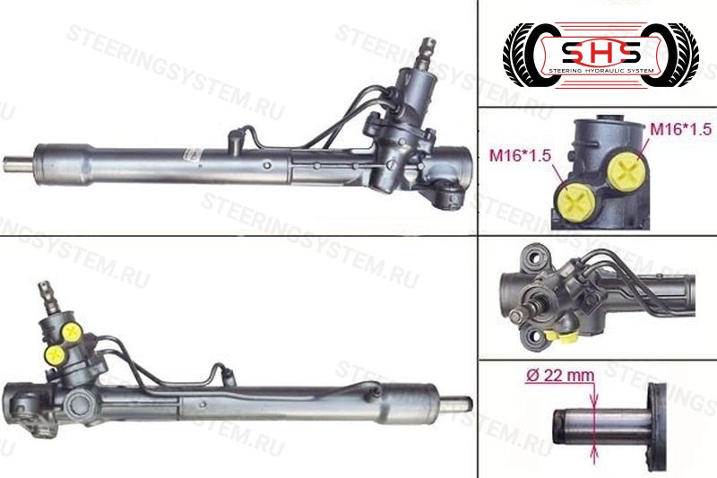 Рулевая рейка с ГУР восстановленная TOYOTA VITZ (SCP1_, NLP1_, NCP1_) 99-05,YARIS (SCP1_, NLP1_, NCP